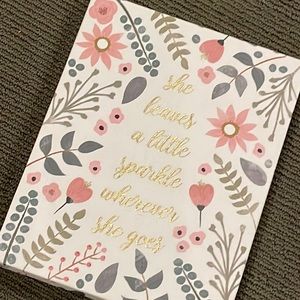 Girls room decor sign sparkle